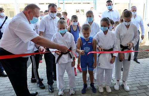 Первый муниципальный центр единоборств открыли в станице Брюховецкой