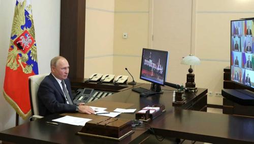 Конференция глав субъектов РФ с Владимиром Путиным по итогам голосования