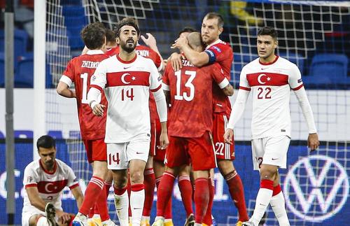 Сборные России и Турции сыграли вничью - 1:1