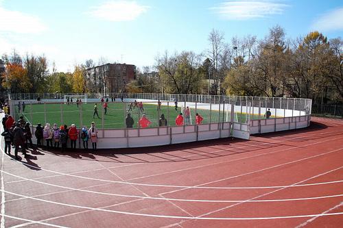 38 млн рублей потратили на реконструкцию школьного стадиона в Хабаровске 