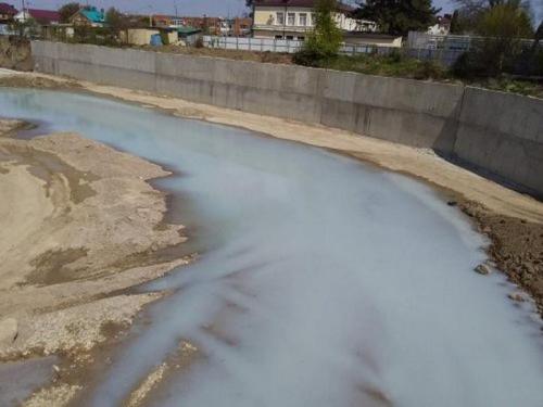 На Кубани в реку Адагум сливали токсичные отходы