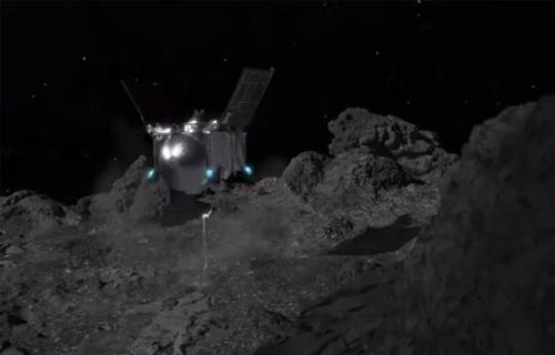 Аппарат NASA слетал за мусором на астероид