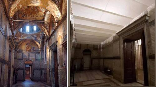 В РПЦ пришли в ужас от вида храма, превращенного в мечеть в Стамбуле