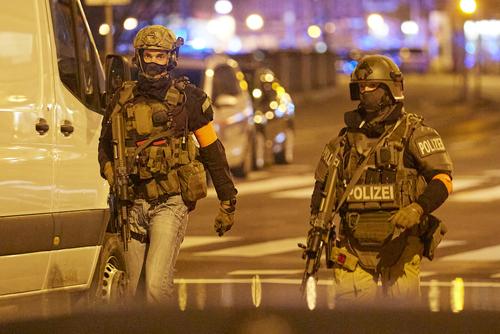 Вечером в понедельник в центре Вены произошел теракт, нападавшие скрылись