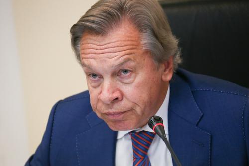 Сенатор Пушков был удивлен протестом Киева из-за расширения Россией списка санкций