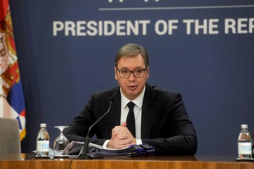 Президент Сербии Александр Вучич 1 января дал старт пуску российского газа из «Турецкого потока» 