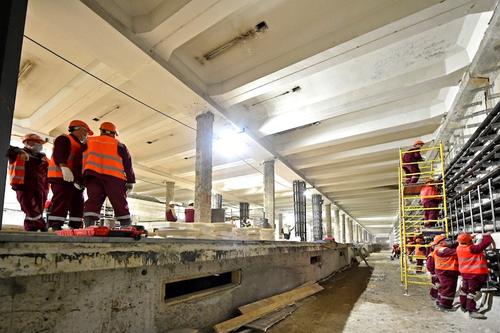 Собянин осмотрел ход комплексной реконструкции станции метро «Каховская»