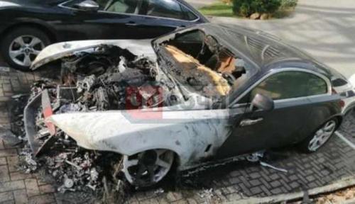 В Сочи сожгли автомобиль стоимостью в десятки миллионов