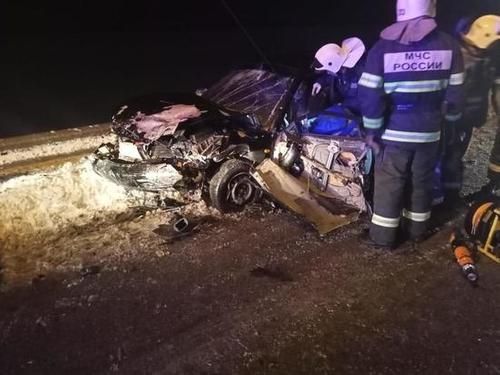 В Краснодарском крае произошла авария с участием пяти автомобилей