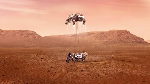 «Роскосмос» поздравил NASA с удачной посадкой на Марс