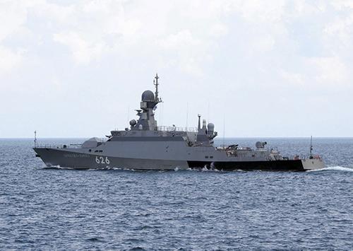 МРК «Орехово-Зуево» Черноморского флота идет к сирийским берегам
