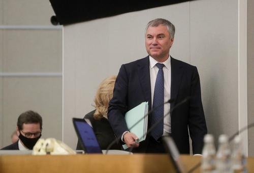 Спикер Госдумы Вячеслав Володин предложил юридически закрепить предвыборные обещания депутатов избирателям