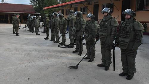 Российские саперы обезвредили более 800 взрывоопасных предметов в Лаосе