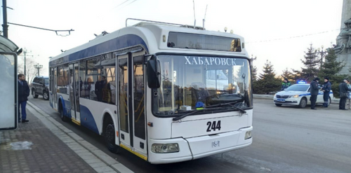 Списанные московские троллейбусы начали возить хабаровчан