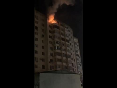 В Юбилейном микрорайоне Краснодара загорелась квартира
