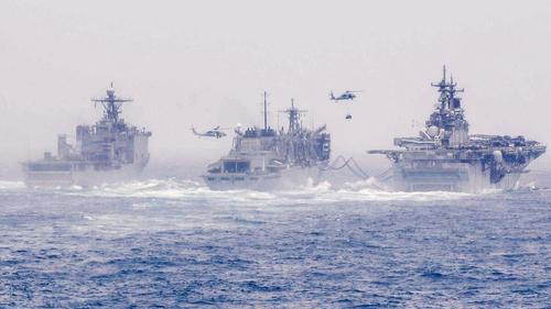 США, Бельгия, Франция и Япония проводят военно-морские учения на Ближнем Востоке на фоне напряженности в отношениях с Ираном