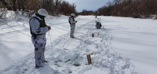 Военные инженеры ЦВО готовятся к борьбе с ледоходом на реках Удмуртии 