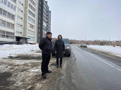 Мэр Челябинска лично проверила, как в городе убирают снег