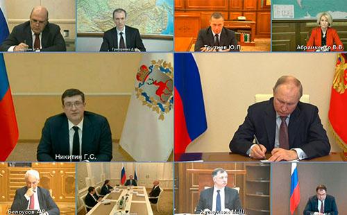 Владимир Путин ознакомился с программой развития нижегородской агломерации