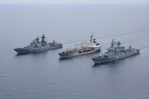 Отряд кораблей Балтфлота РФ вышел в Атлантический океан 