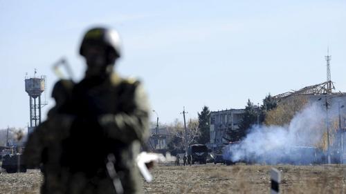 На подконтрольной Киеву территории Донбасса горит военная база 