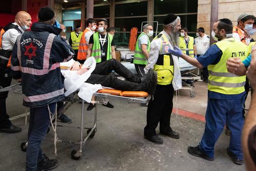 Появилось видео с давкой во время религиозного праздника в Израиле, есть погибшие 