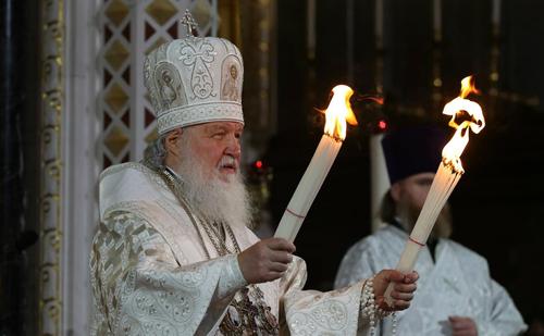 Патриарх Кирилл поздравил всех православных с Воскресением Христовым