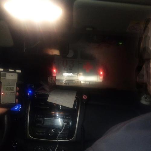 В Челябинской области сотрудники ДПС поймали пьяного водителя скорой