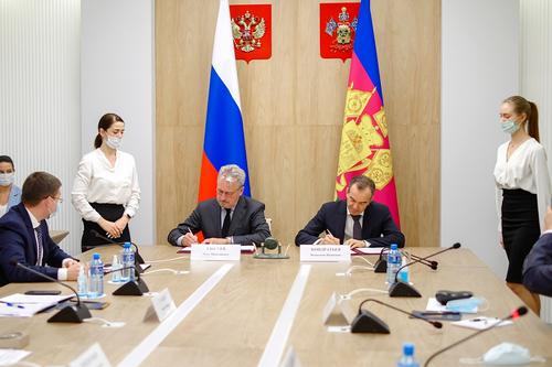 Губернатор Кубани подписал соглашение о сотрудничестве с главой  «Альфа-Банка»