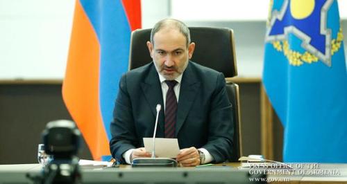 Пашинян обратился в ОДКБ в связи с агрессией Азербайджана 