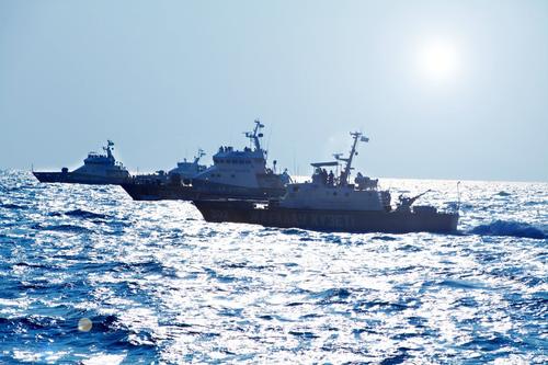 На Каспии идут совместные военно-морские учения Казахстана и России