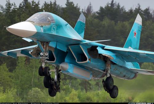 Модернизированный фронтовой бомбардировщик Су-34М будут использовать как штурмовик