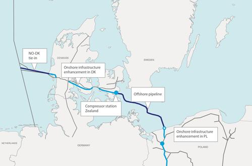 У конкурента «Северного потока 2» проблема - Дания отозвала разрешение на строительство наземного участка Baltic Pipe