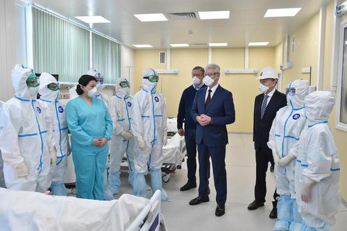Собянин: Больница в Коммунарке будет полностью достроена до конца года