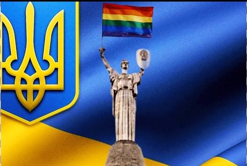В Европе украинских рекламщиков наградили за Родину-мать с радужным флагом