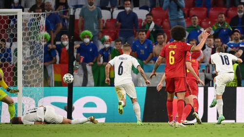 Бельгия в тяжелой борьбе проиграла Италии 1:2