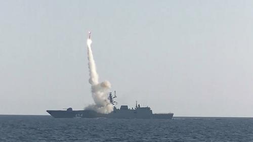 Российский фрегат «Адмирал Горшков» поразил цель гиперзвуковой ракетой «Циркон»
