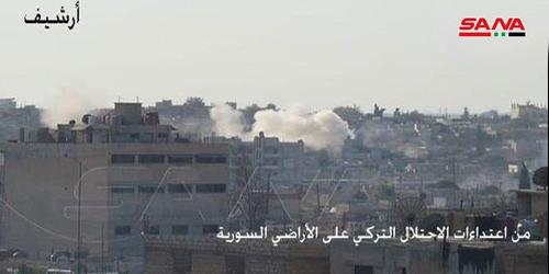Турецкие войска продолжают обстрел на севере сирийской провинции Алеппо  