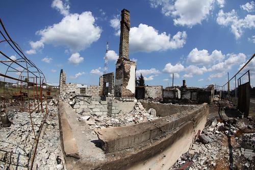 В пострадавших от огня поселках Челябинской области начато строительство домов