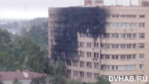 В клиническом госпитале Хабаровска случился пожар 
