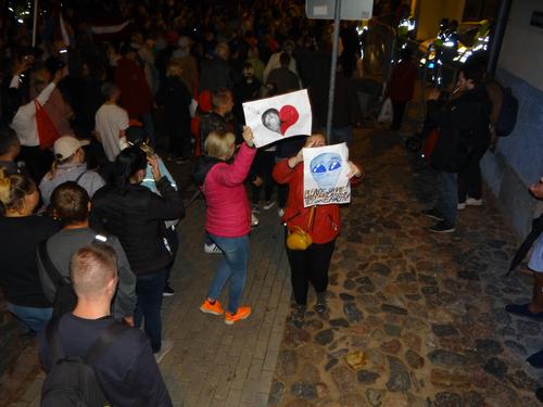 Акция протеста в Риге: что бросалось в глаза
