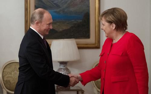 Переговоры Путина и Меркель продолжались почти три часа