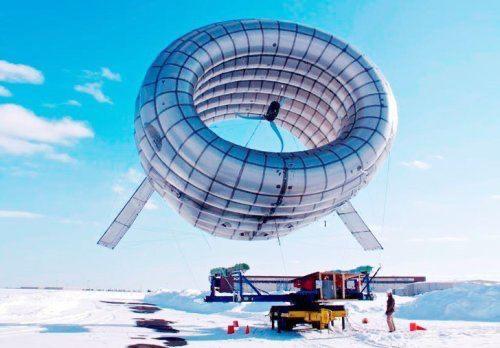 Первый в мире летающий ветрогенератор поднялся в небо над Аляской
