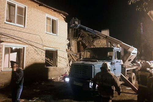 Существует угроза обрушения жилого дома в Липецкой области, где произошел взрыв газа