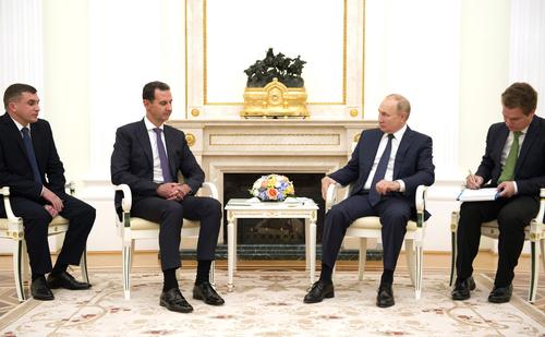 Песков раскрыл подробности встречи Путина и Асада