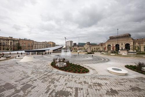 Собянин открыл центральную часть нового парка на Павелецкой площади
