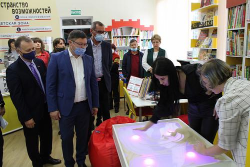 На Кубани открыли первую модульную библиотеку в сельской местности