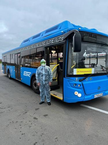 В Белгороде запустили спецавтобусы для доставки в ковидную больницу пациентов с COVID-19