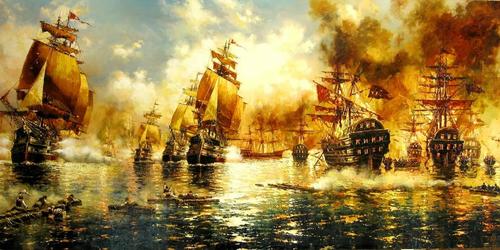  18 ноября 1853 года Русский флот под командованием адмирала П.С.Нахимова  уничтожил турецкую эскадру в Синопской битве