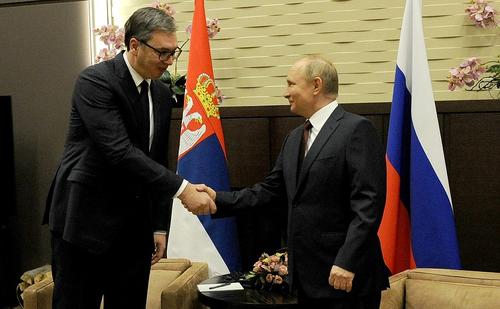 Сербский президент Вучич договорился с Путиным о сохранении цены на газ для Сербии на уровне в $270